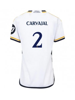 Real Madrid Daniel Carvajal #2 Heimtrikot für Frauen 2023-24 Kurzarm